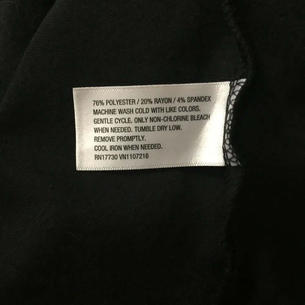 Merona Grey and Black Ponte Dress - 4X - Picture 3 of 3
